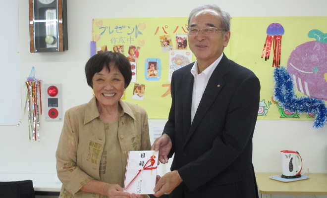 「しんくみピーターパンカード」寄付金贈呈