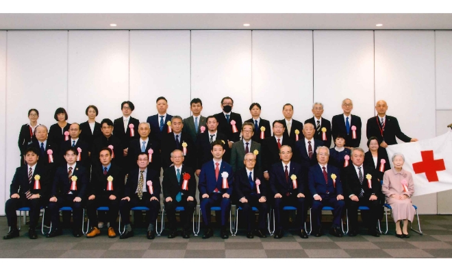 日本赤十字社 感謝状授与